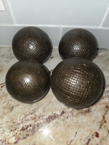 Antique boule balls set - antique,
